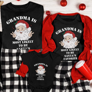 Christmas Group Most Likely To Custom Funny Santa T-Shirt