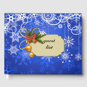 christmas guest list book