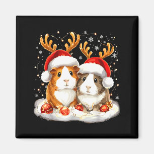 Christmas Guinea G Reindeer Xmas  Magnet