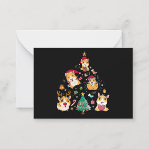Christmas Guinea Pigs Xmas Tree Holiday Funny Anim Card