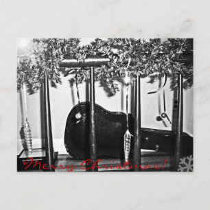 Christmas Guitar Holiday Postcard