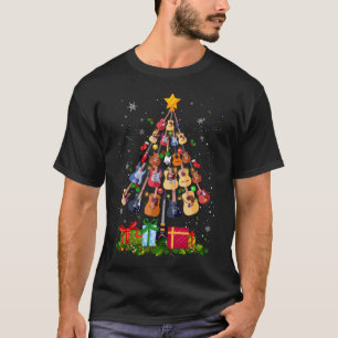 Christmas Guitar Tree - Guitar Gifts - Teacher & M T-Shirt