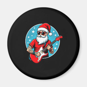 Christmas guitarist Rockmusic Christmas (3) Magnet