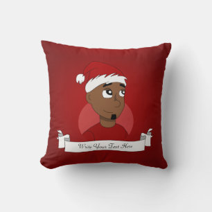 Christmas guy cartoon cushion