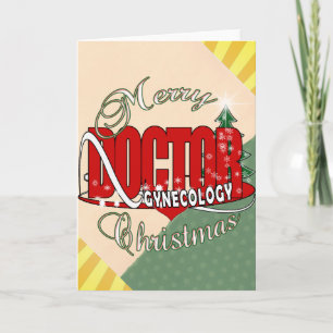 CHRISTMAS GYN Gynaecology Holiday Card