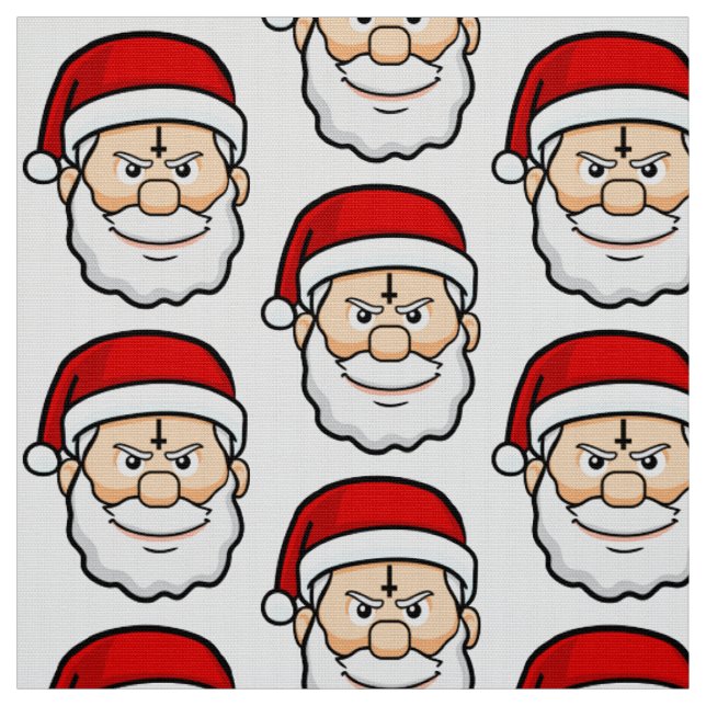 christmas hail santa fabric (Swatch)