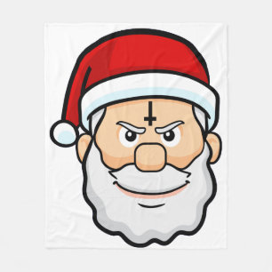 christmas hail santa fleece blanket