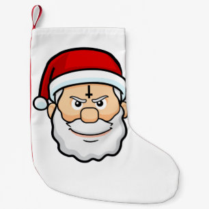 christmas hail santa small christmas stocking