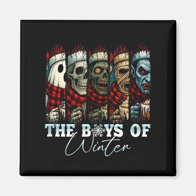 Christmas Halloween Creepmas Friends Horror Xmas C Magnet (Front)