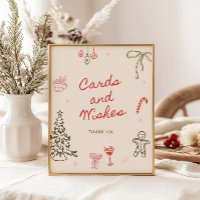 Christmas Hand Drawn Cards and Wishes
