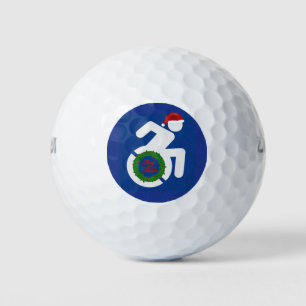 Christmas Handicapped Golf Balls
