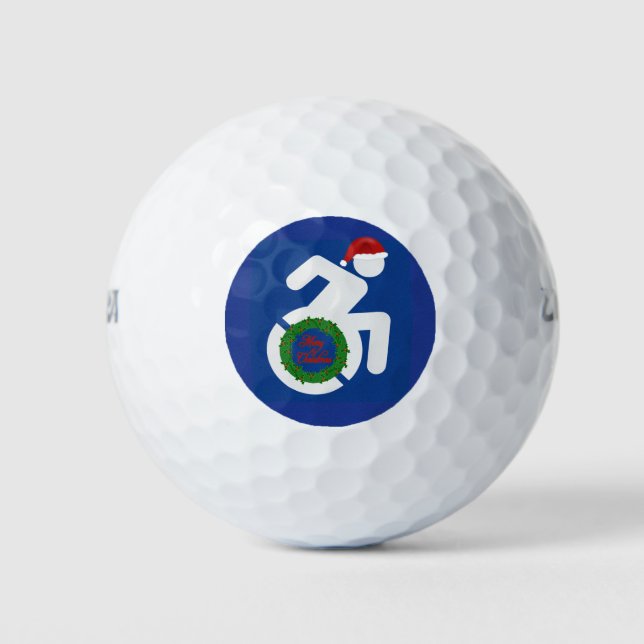 Christmas Handicapped Golf Balls (Front)