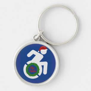 Christmas Handicapped Key Ring