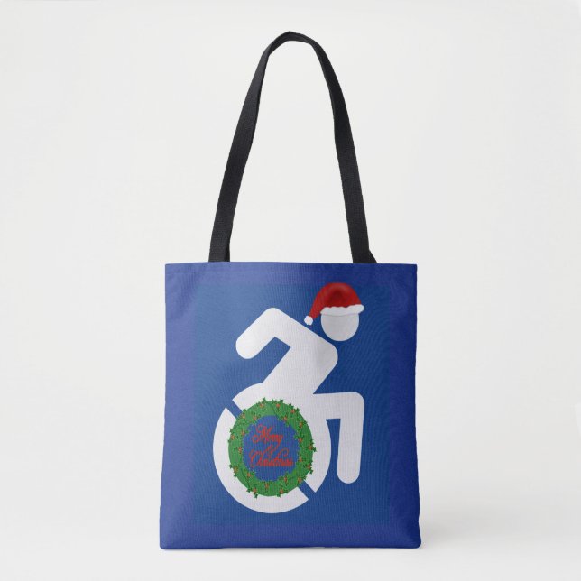 Christmas Handicapped Tote Bag (Front)