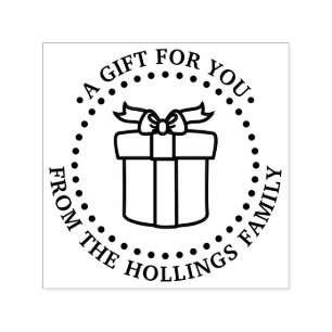 Christmas Hanukkah Birthday Gift For You #2 Self-inking Stamp