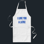 Christmas Hanukkah I love you a latke Jewish Long Apron<br><div class="desc">Christmas Hanukkah I love you a latke Jewish Long Apron</div>