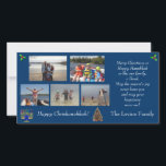 Christmas/Hanukkah Photo Holiday Card<br><div class="desc">If your family is like my family,  you celebrate both Hanukkah and Christmas. Early in our relationship,  my husband and I coined the term "Chrishanukkah" to describe our shared holiday celebrations. Personalise it with your name and/or holiday greeting and pictures!</div>