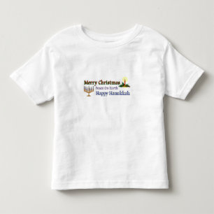 Christmas Hanukkah Toddler T-Shirt