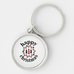 Christmas Happy Christmas  Key Ring