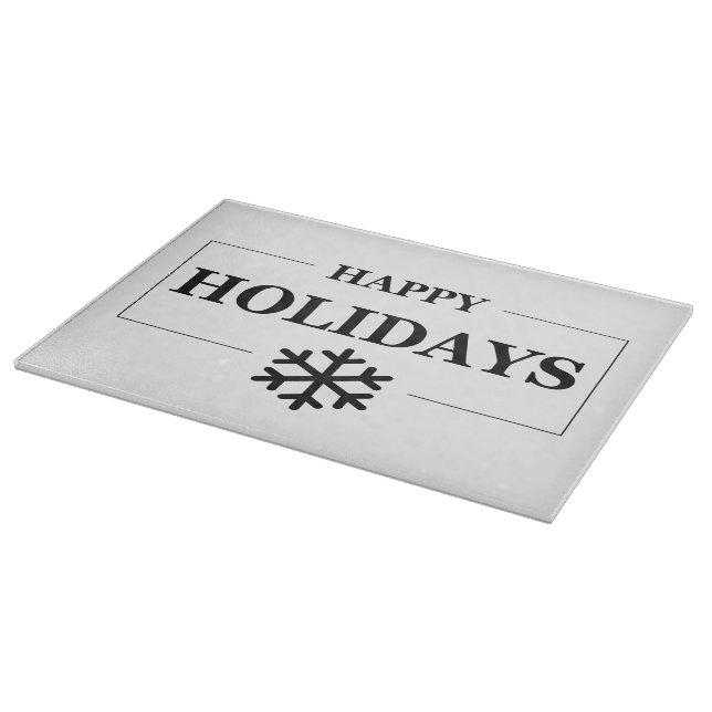 Christmas Happy Holiday Custom Gift Merry Xmas Cutting Board (Corner)
