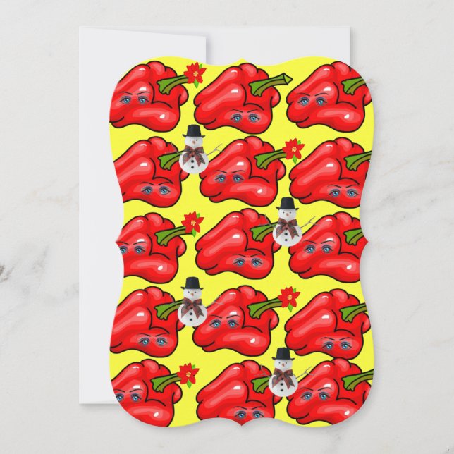 Christmas Happy Holiday Flat Greeting Card (Front)