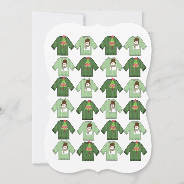 Christmas Happy Holiday Flat Greeting Card (Front)