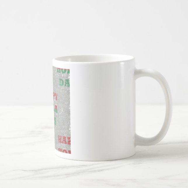 christmas happy holla days coffee mug (Right)
