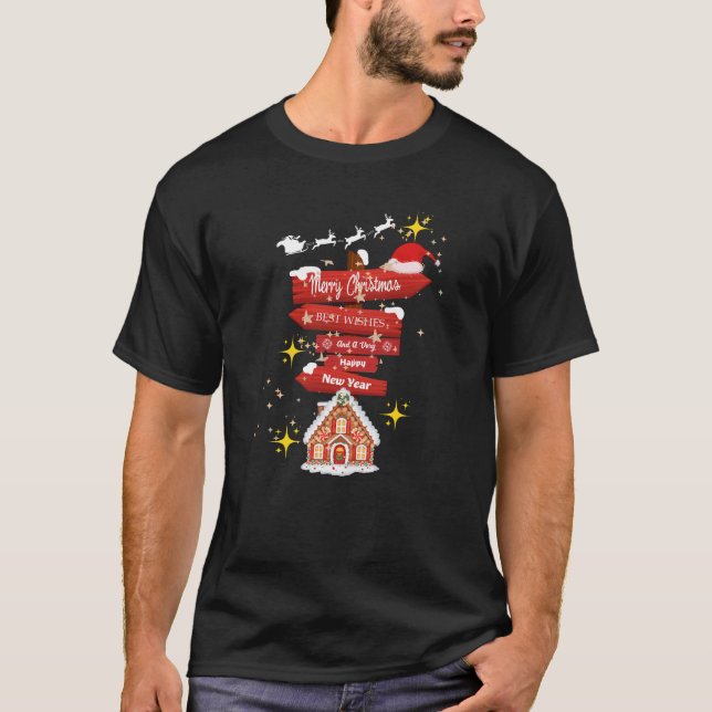 christmas, happy-new-year, holiday-season, gingerb T-Shirt (Front)