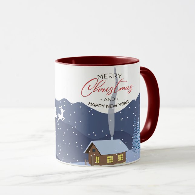 Christmas | Happy new year | Santa gift Mug (Front Right)