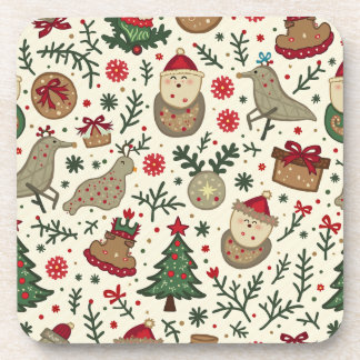 Christmas Hard plastic coaster