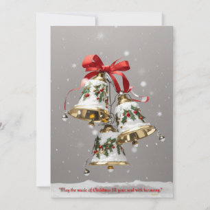 Christmas Harmony: May the Music Fill Your Soul  Holiday Card