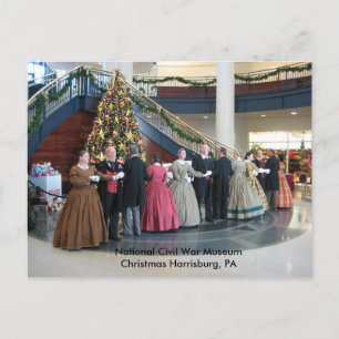 Christmas Harrisburg,PA National Civil War Museum Holiday Postcard