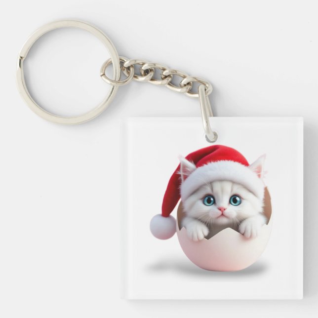 Christmas Hatchling Key Ring (Front)