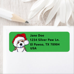 Christmas Havanese KiniArt Return Address Label