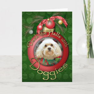 Christmas - Havanese - Mason Holiday Card