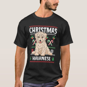 Christmas Havanese With A Dog For Xmas T-Shirt