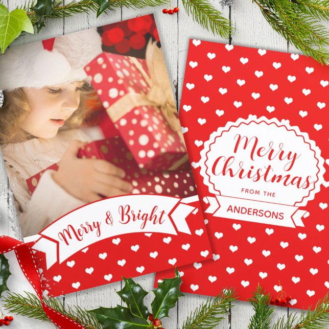 Christmas Hearts Sweet Photo Template (Creator Uploaded)