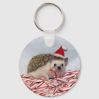 Christmas Hedgie Keychain
