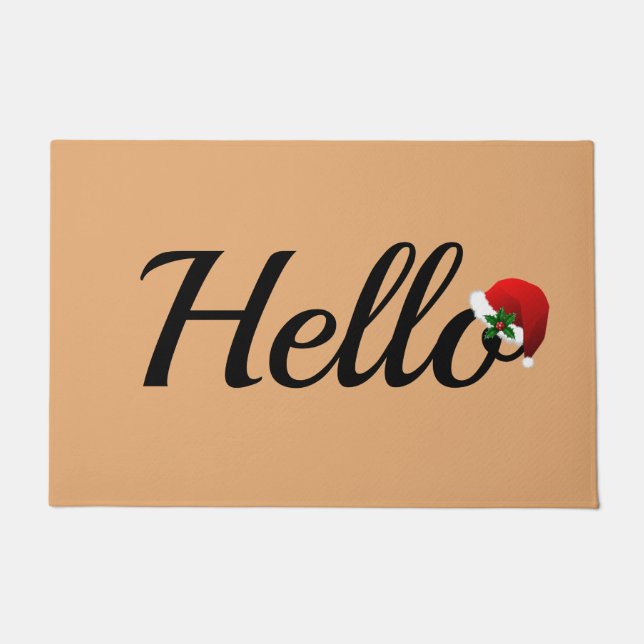 Christmas Hello Doormat (Front)