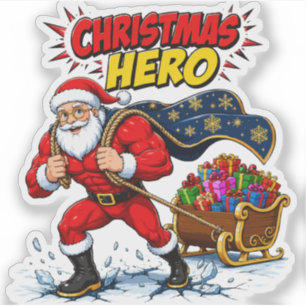 Christmas Hero Comic Santa Claus