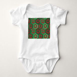 Christmas Hexagons Baby Bodysuit