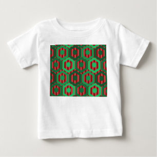 Christmas Hexagons Baby T-Shirt