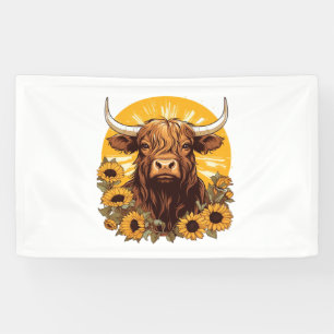 Christmas highland cow Essential T-Shirt Banner