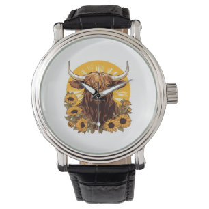 Christmas highland cow Essential T-Shirt Watch