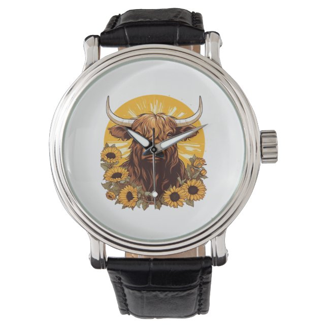 Christmas highland cow Essential T-Shirt Watch (Front)