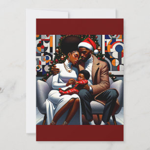 Christmas Hip-Hop Family Portrait Holiday Card
