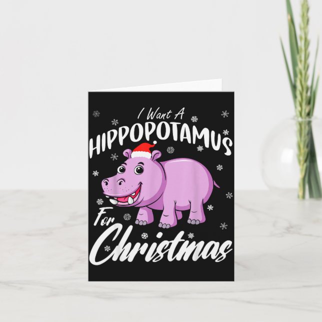 Christmas Hip Shirt By T&amp;t Uni-kids Xmas Hip B Card (Front)