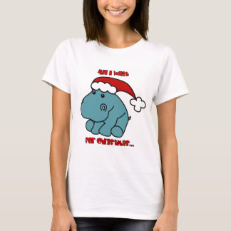 Christmas Hippo T-Shirt