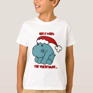 Christmas Hippo T-Shirt