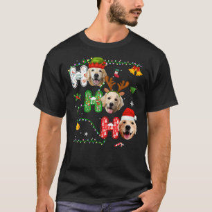 Christmas Ho Ho Ho Golden Retriever 351 T-Shirt